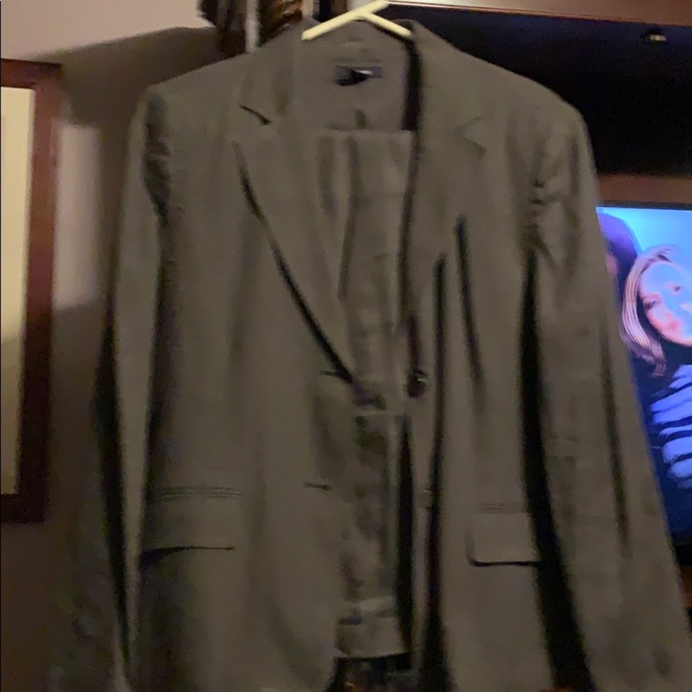 Brown linen and rayon pant suit - Alfani - size 16